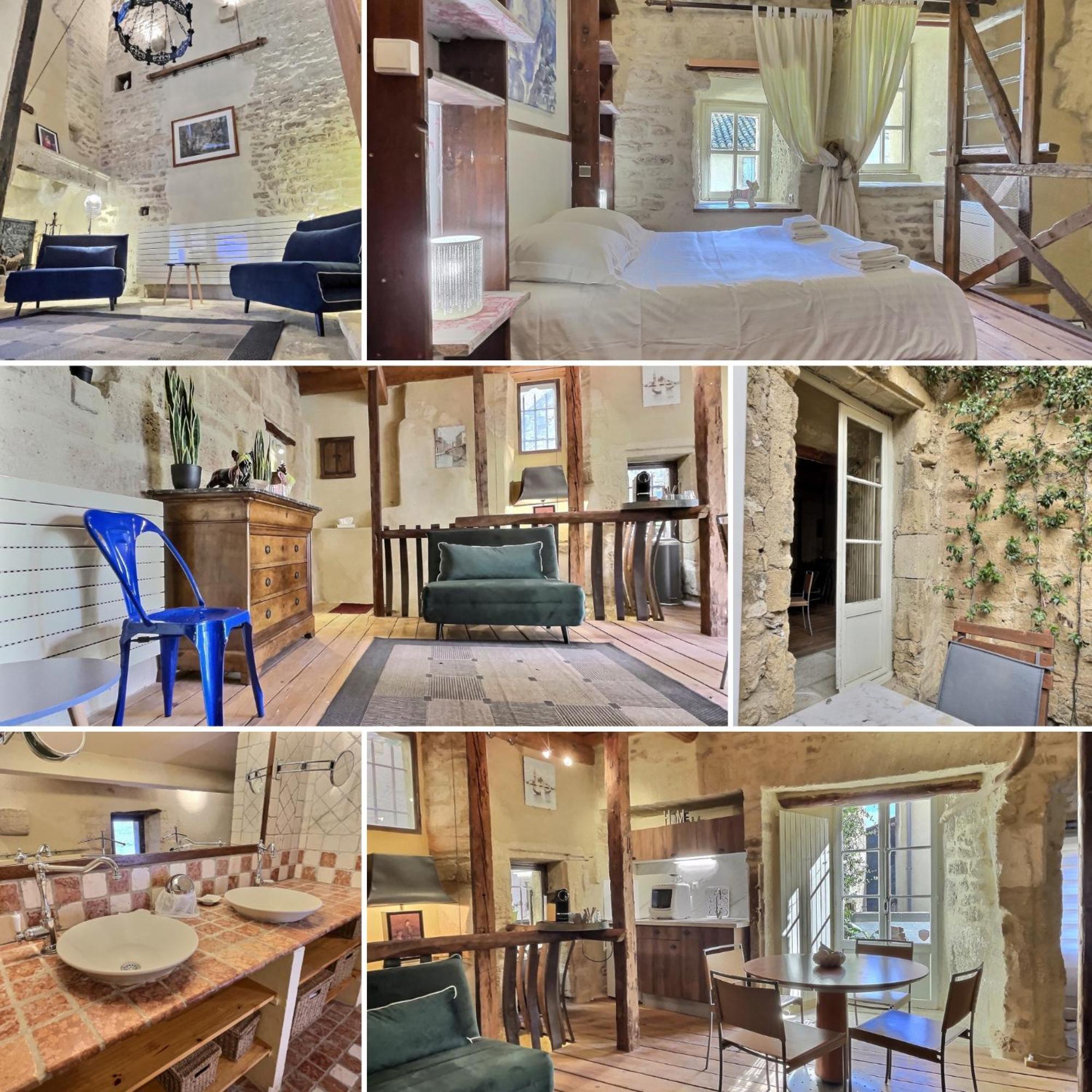 Chez Lydia - Loft Cosy, Depart Canoe A Pied, Proche Pont-Du-Gard Et Uzes Remoulins Eksteriør bilde