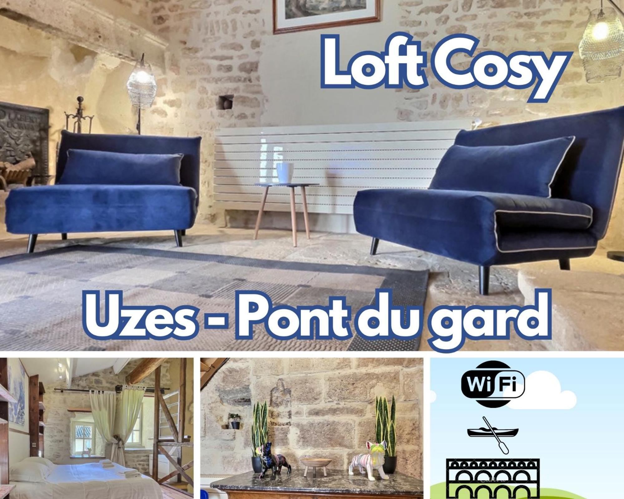 Chez Lydia - Loft Cosy, Depart Canoe A Pied, Proche Pont-Du-Gard Et Uzes Remoulins Eksteriør bilde